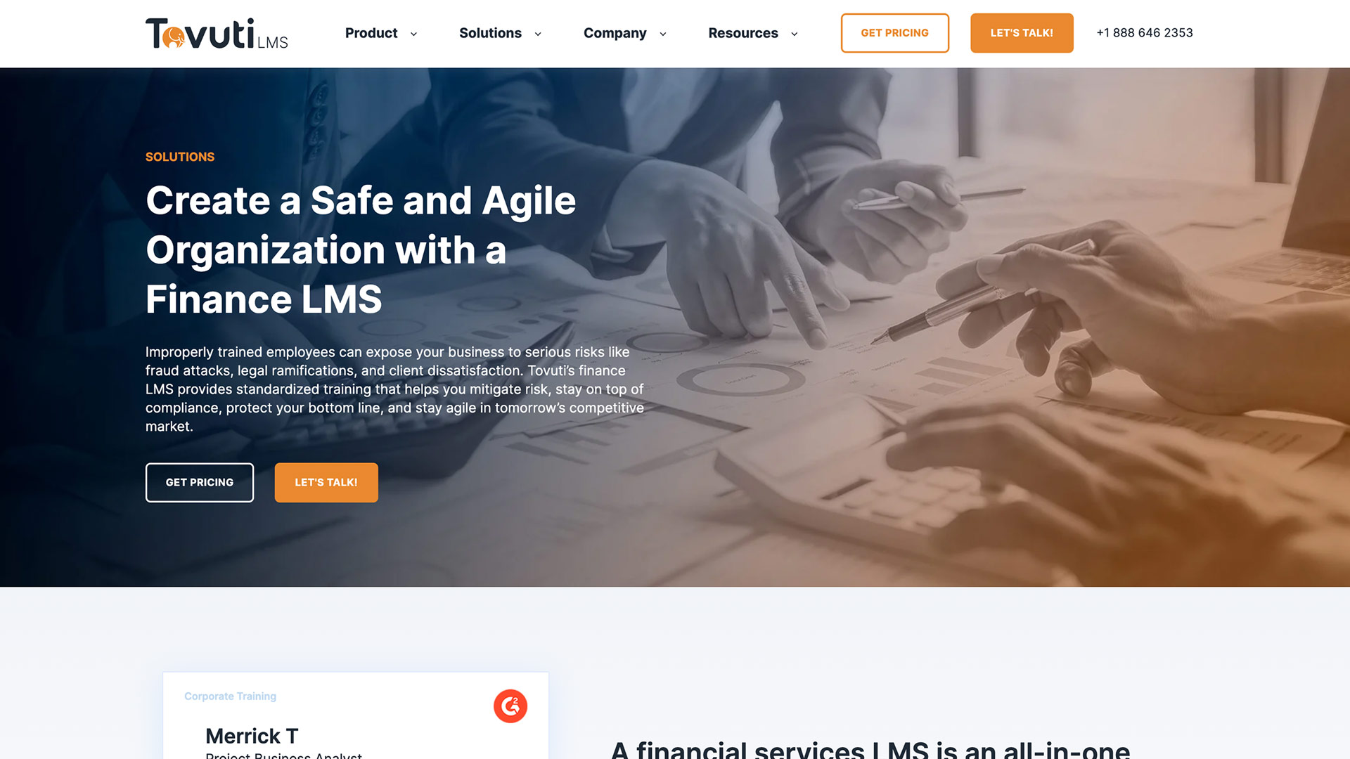 Finance lms lms for financial services tovuti lms